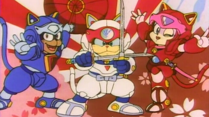 Gatos-Samurai-Retro