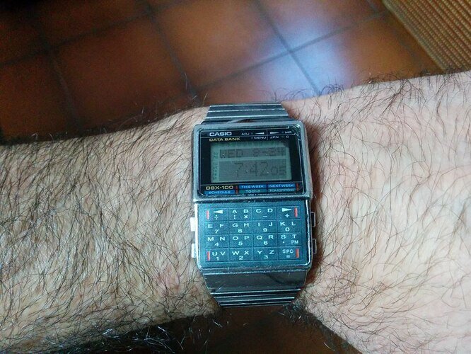 Mini restauracion DBX 100 Comando G Comando Casio HdR