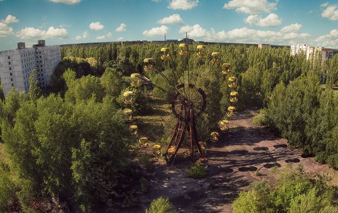 vegetacion chernobil