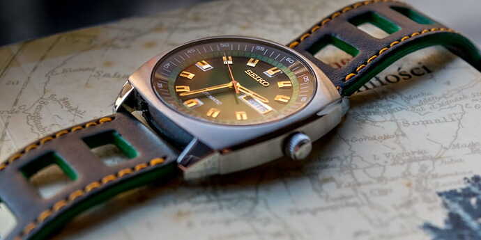 Leather-watch-strap-Seiko-SNKM97-Recraft-rectangular-holes