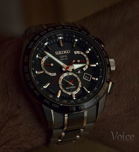Seiko Astron Dual Time Black Titanio Ceramico Edicion Limitada 2