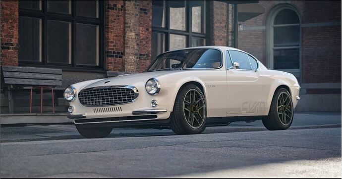 Cyan Volvo P1800