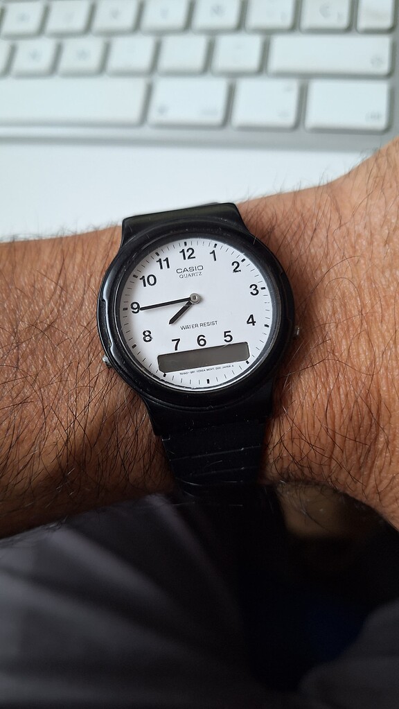 Casio AQ 23 Bajo la lupa HdR