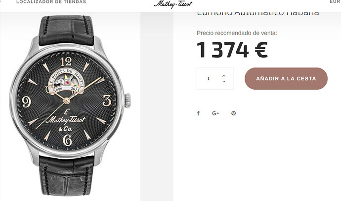 Edmond Automatic Havana - Mathey-Tissot (1)
