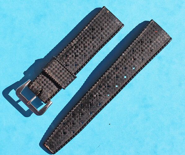 vintage-genuine-tropic-watch-strap-band-black-holes-bracelet-racing-19mm-ref-22510