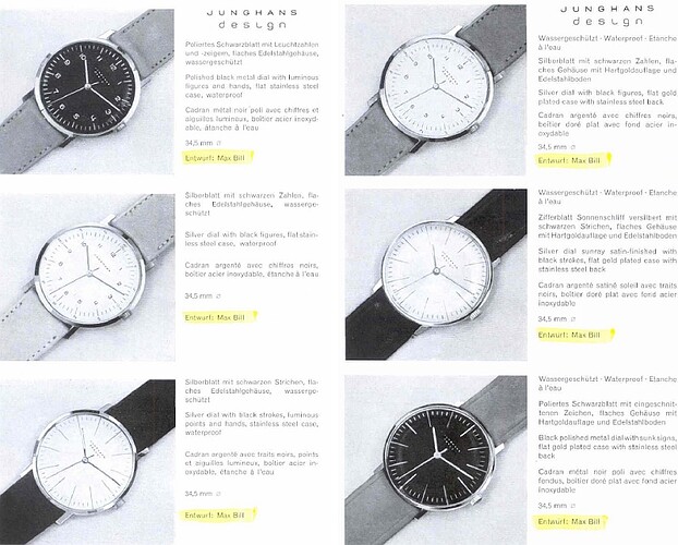 MAX BILL KATALOG