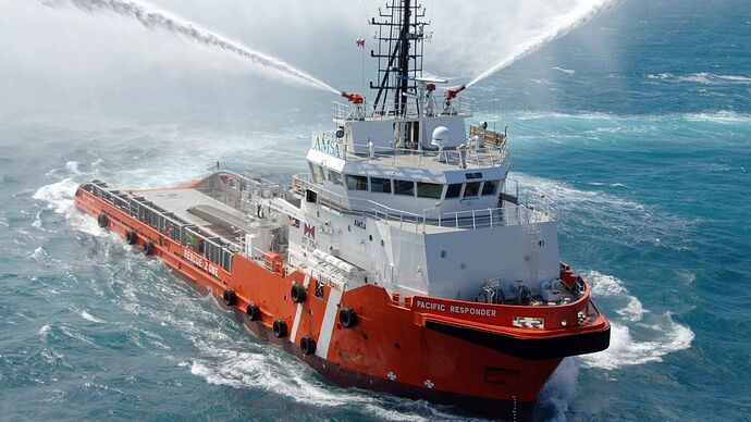 off shore ship rescue FiFi Fire Fighting