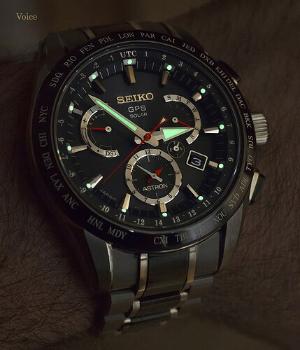 Seiko Astron Word Time Titanio Ceramico Limited