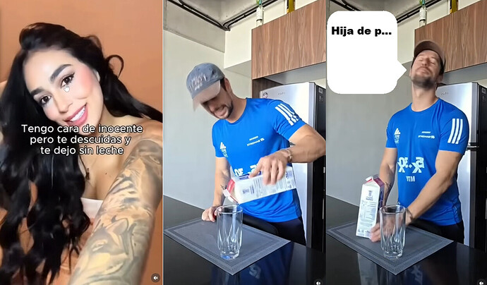 me dejo sin leche