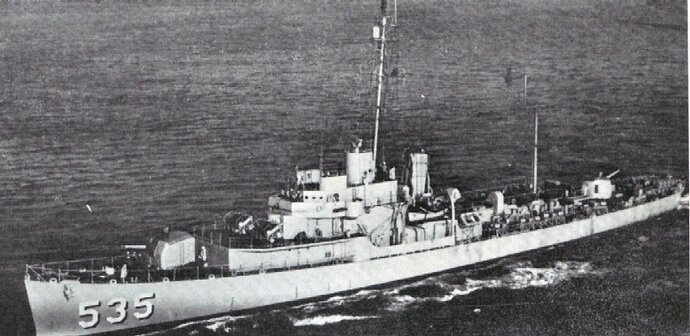Destructor USS Lewis De-535 1958-1960