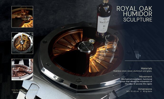 royal oak humificador de puros