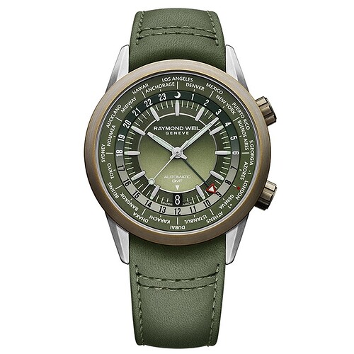 reloj-raymond-weil-gmt-worldtimer-verde-bronce-2765-sbc-52001