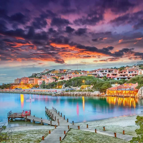 unbelivable-view-porto-cervo-town-illuminated-sunset-popular-tourist-destination-mediterranean-sea-location-arzachena-380772480
