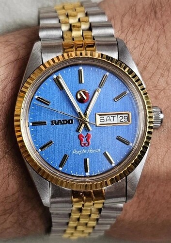 Rado Purple horse