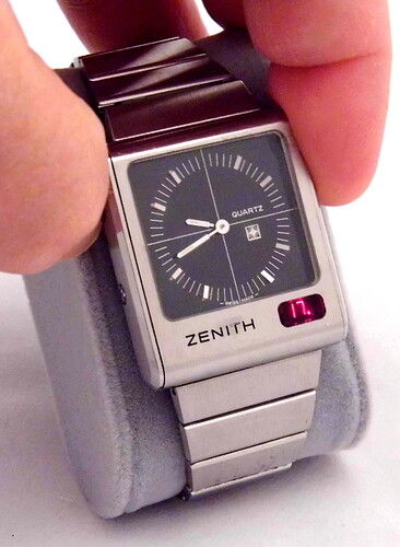 Zenith_Watches_-_Zenith_Futur_TimeCommand_Wrist_Watch,_Quartz_Movement,_Analog_Time_With_LED_Digital_Display,_Black_Dial,_Swiss-Made,_Circa_1975_(26189305323)