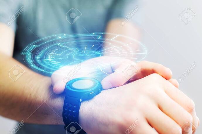71512645-concept-view-of-a-futuristic-tech-wheel-going-out-of-a-smartwatch