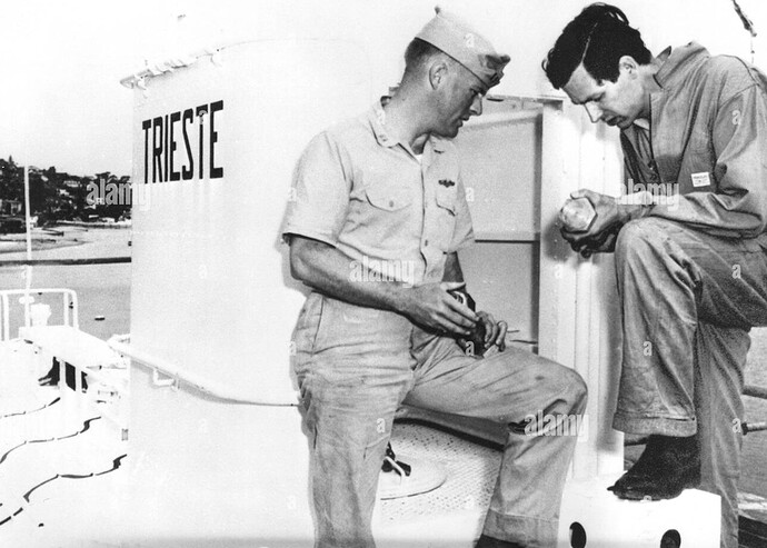 Jacques Piccard y Don Walsh