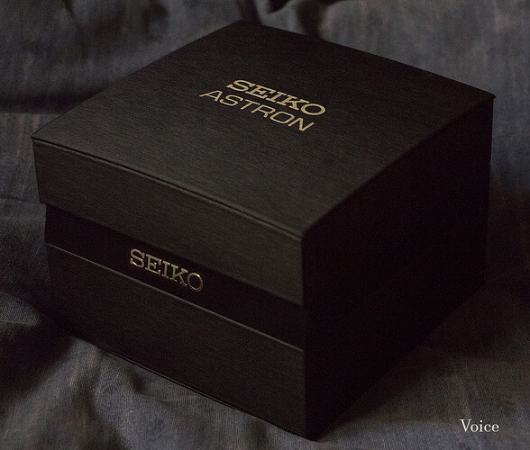 Seiko Astron Black Titanium Gold Rose Ceramic Limited  2