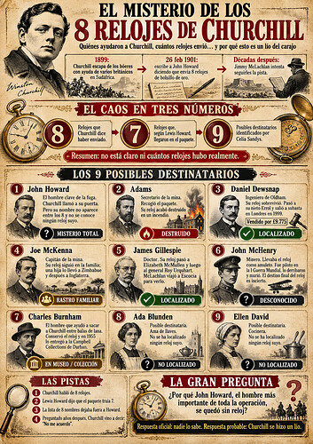 El misterio de los relojes de Churchill
