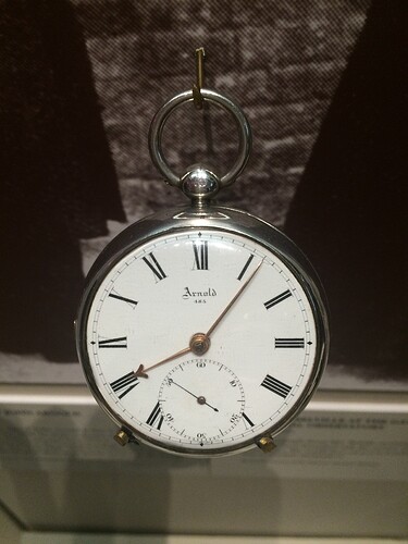 The-Belville-family’s-pocket-watch-‘Arnold’-on-show-in-the-Clockmakers’-Museum.