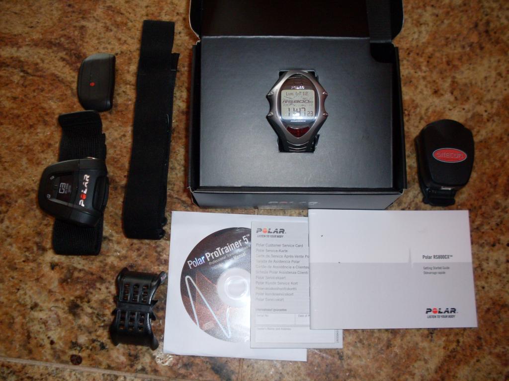 Reloj polar online rs800cx