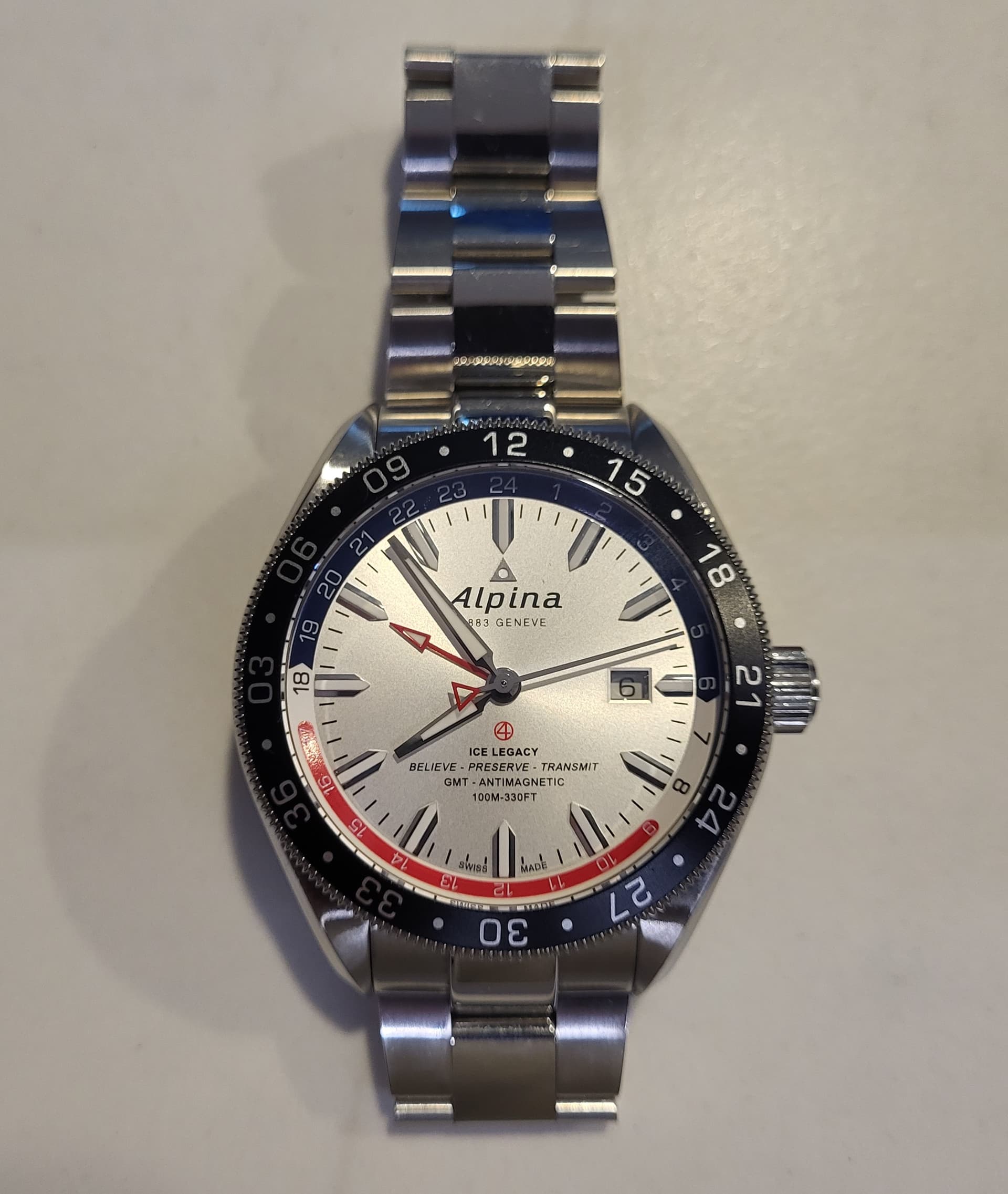 CAMBIADO Alpina Alpiner 4 GMT Business Time Mercado de relojes