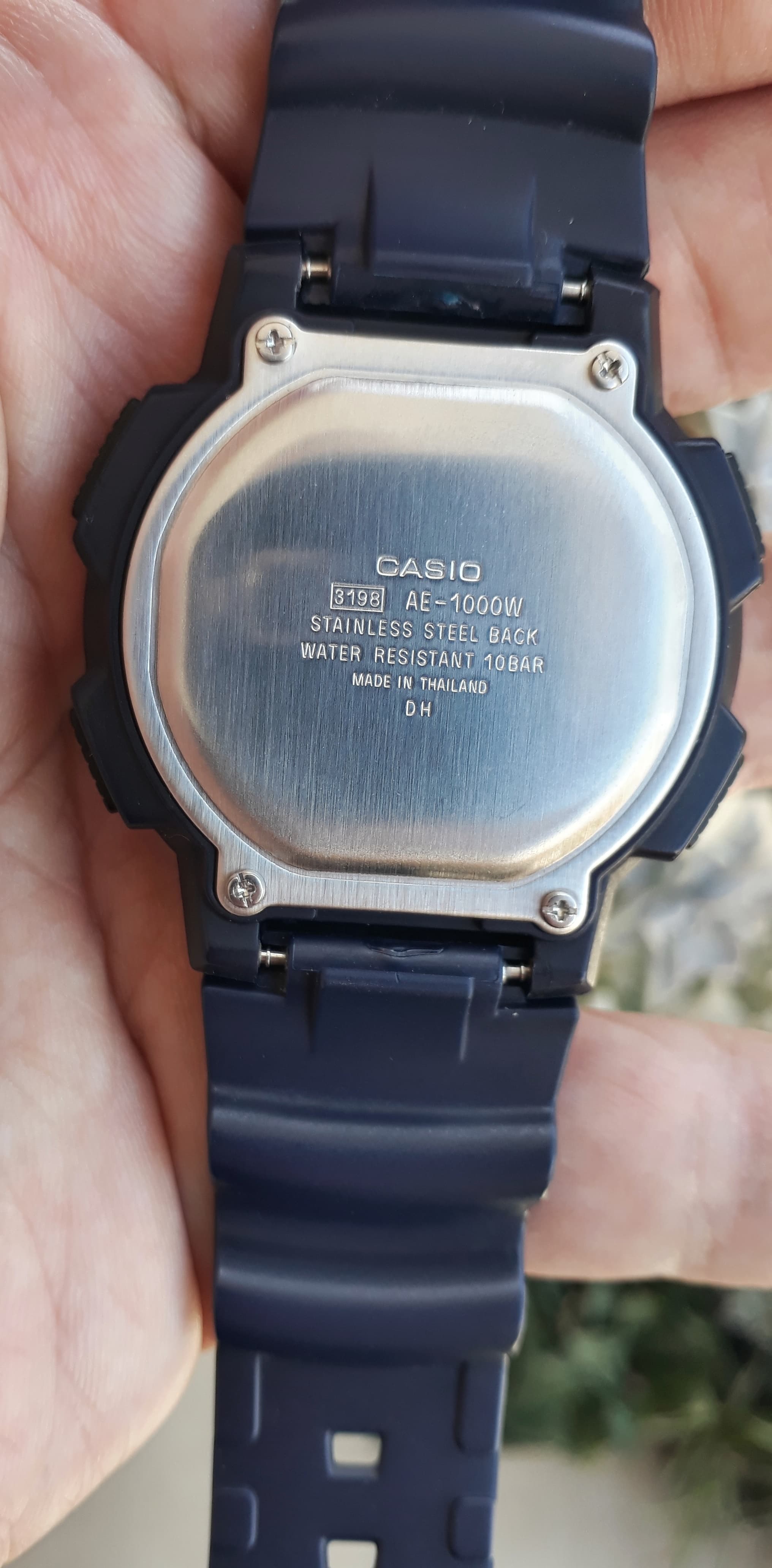 Casio AE1000W modulo 3198 Comando G Comando Casio HdR