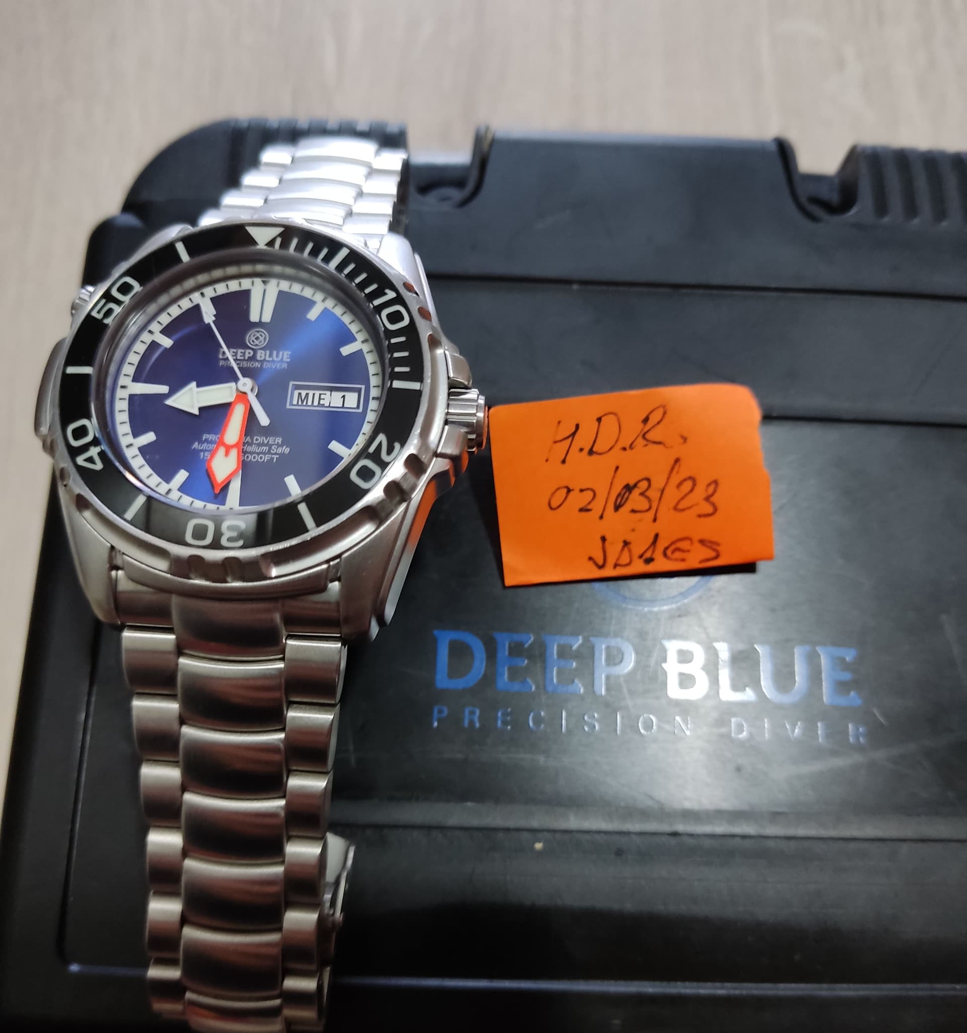 VENDIDO Deep Blue Pro Aqua 1500 Mercado de relojes HdR