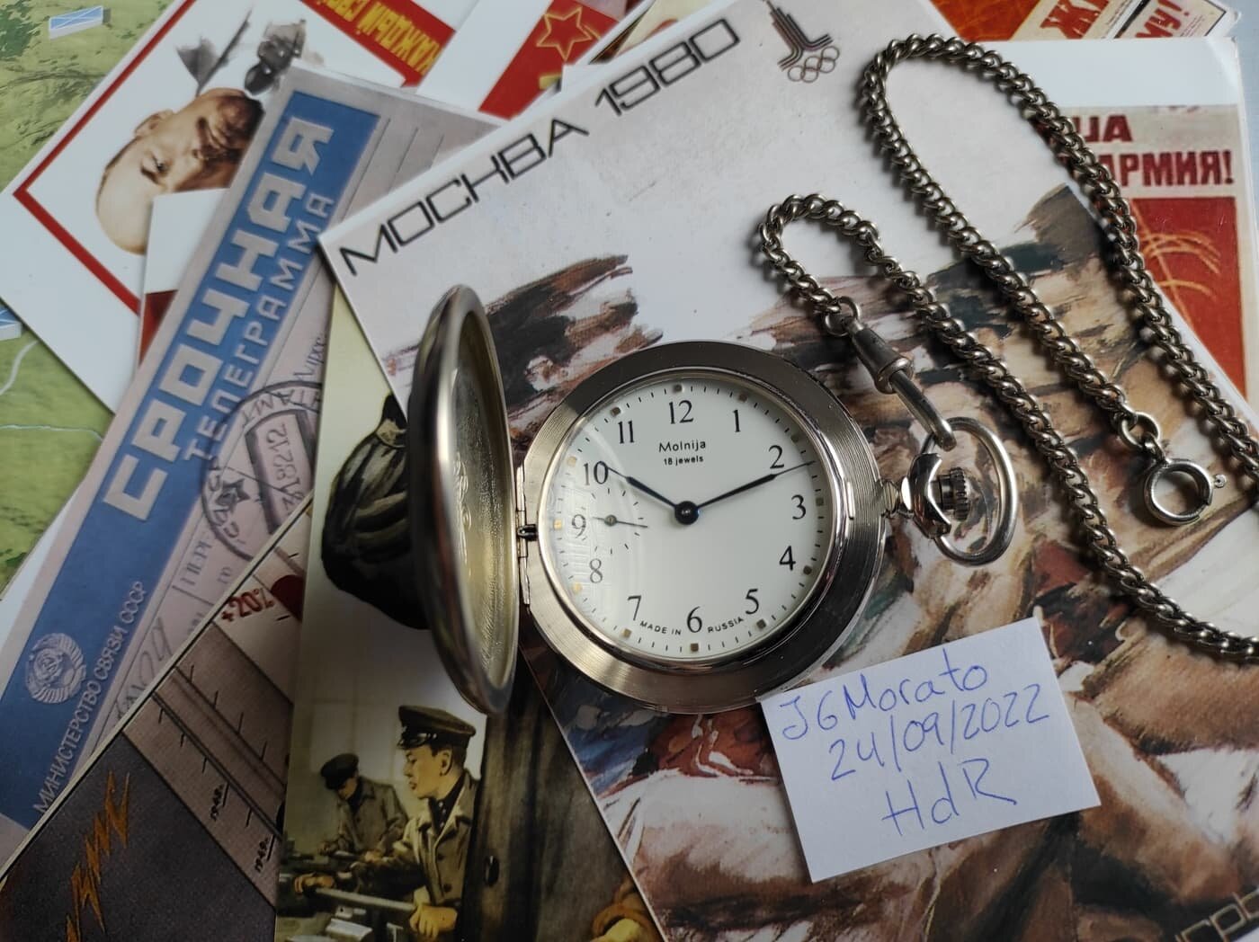 Reloj ruso de bolsillo Molnija Mercado de relojes -