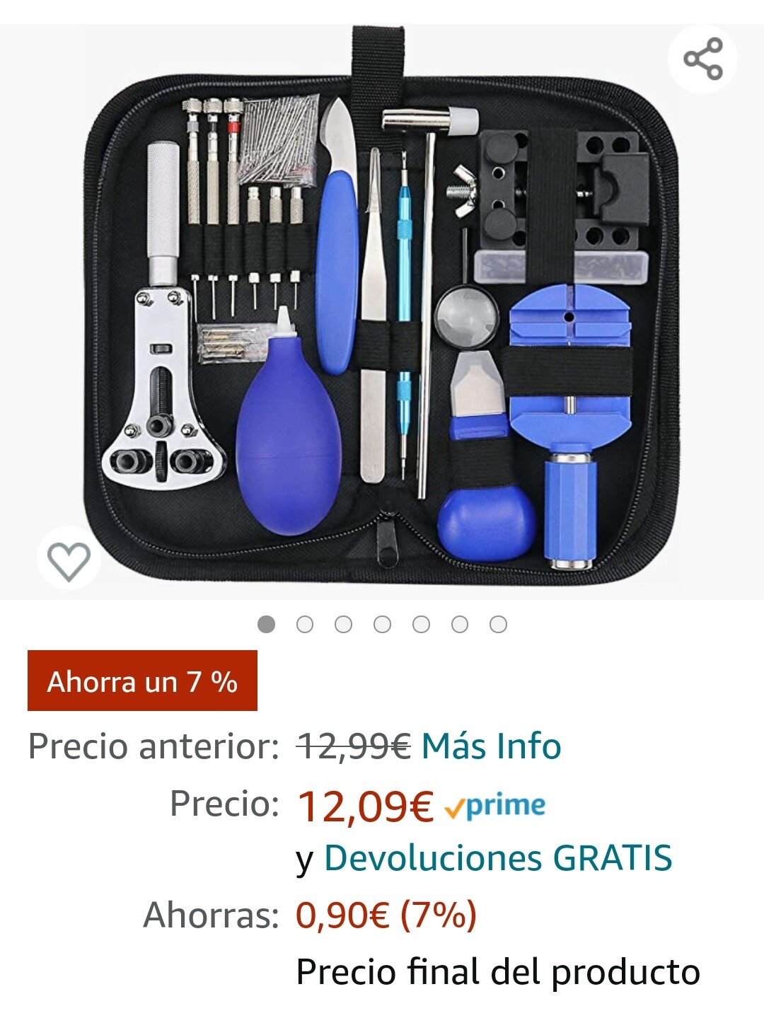 Herramientas Relojero, Eventronic Kit Relojero, Kit De Reparación