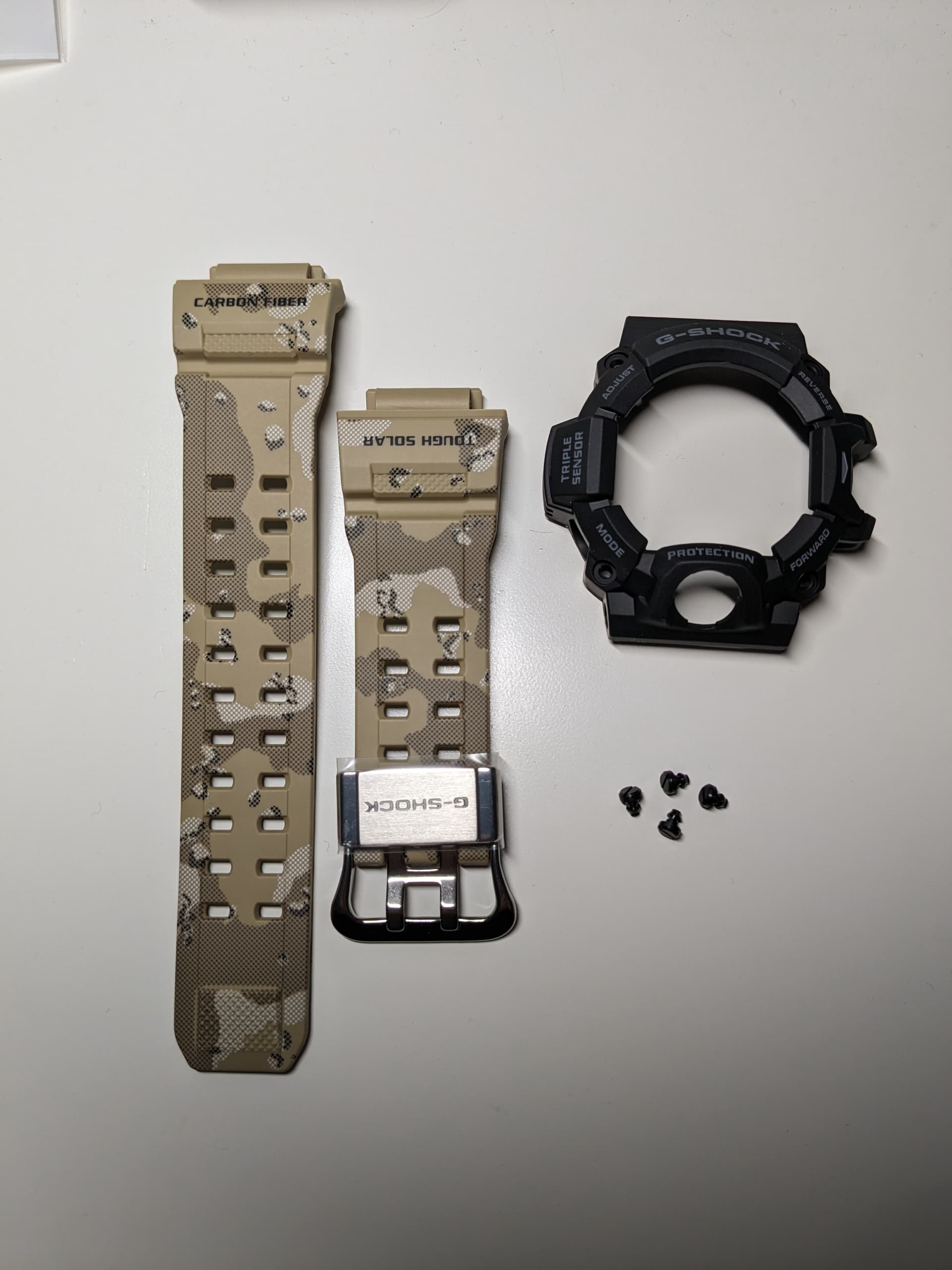 Rangeman GW-9400 Blackout Desert Camo Mod - Comando G - Comando Casio - HdR