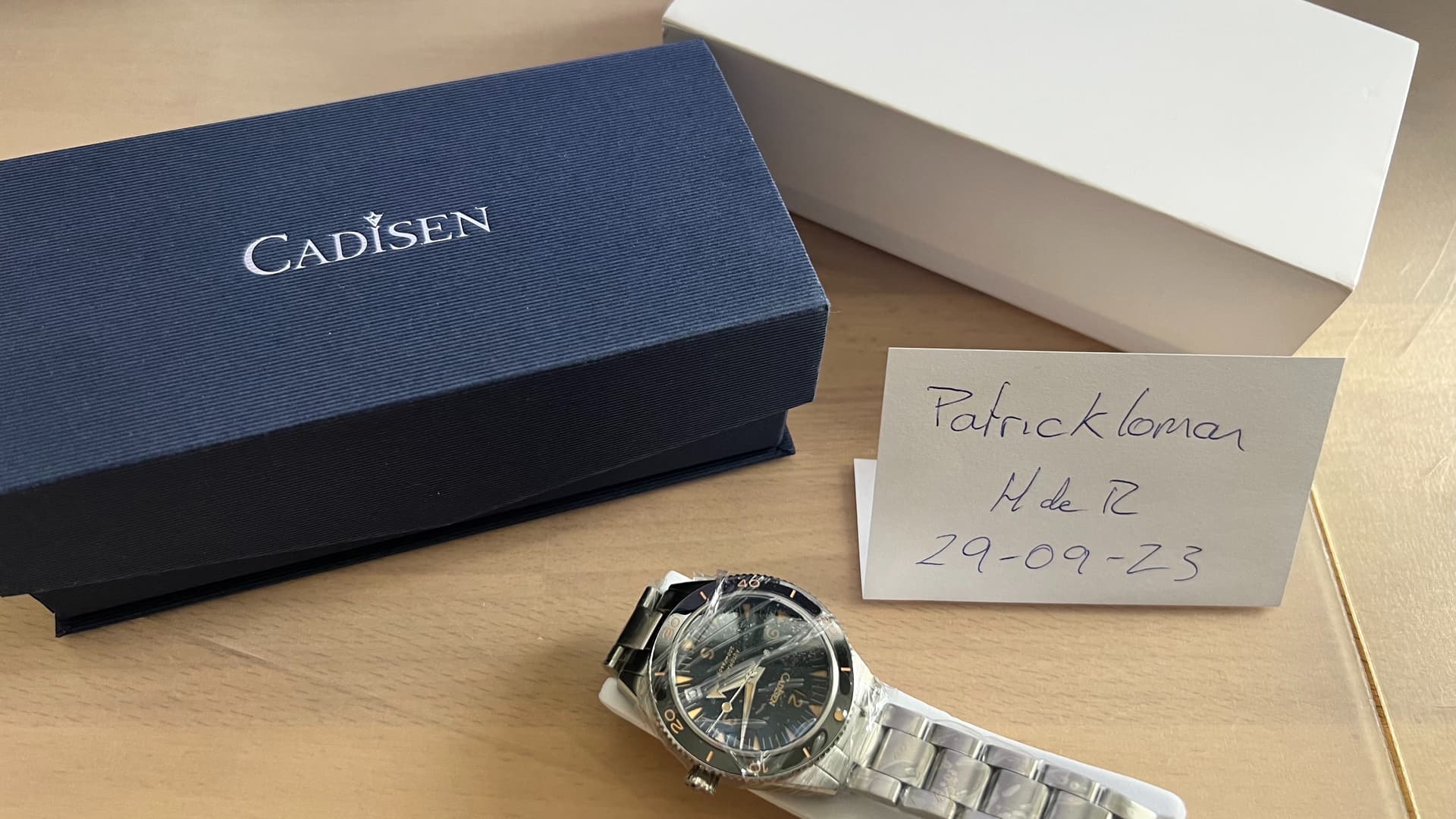 VENDIDO RELOJ AUTOM TICO CADISEN SEAMASTER 300 NUEVO Mercado de
