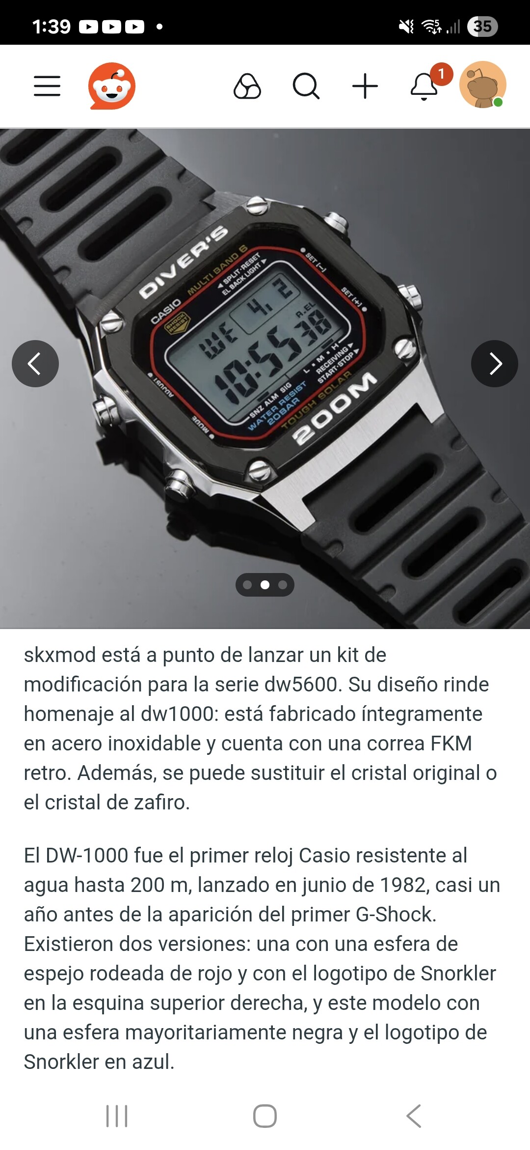 Casio dw 1000 skxmod - Comando G - Comando Casio - HdR